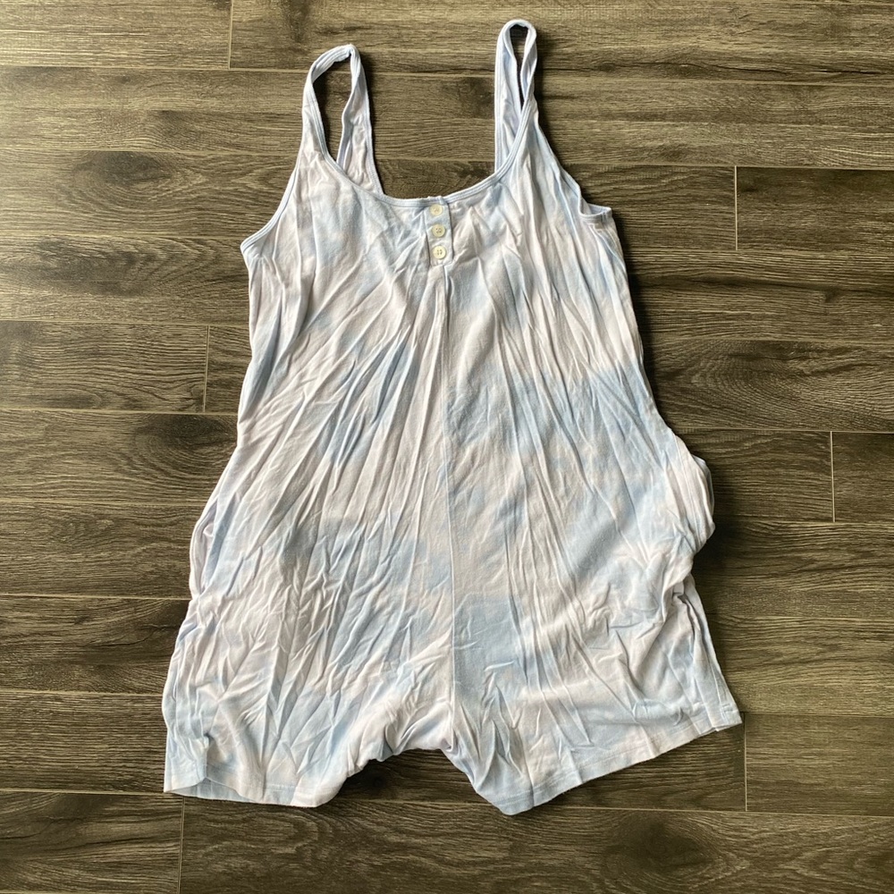 S&T blue tie dye romper